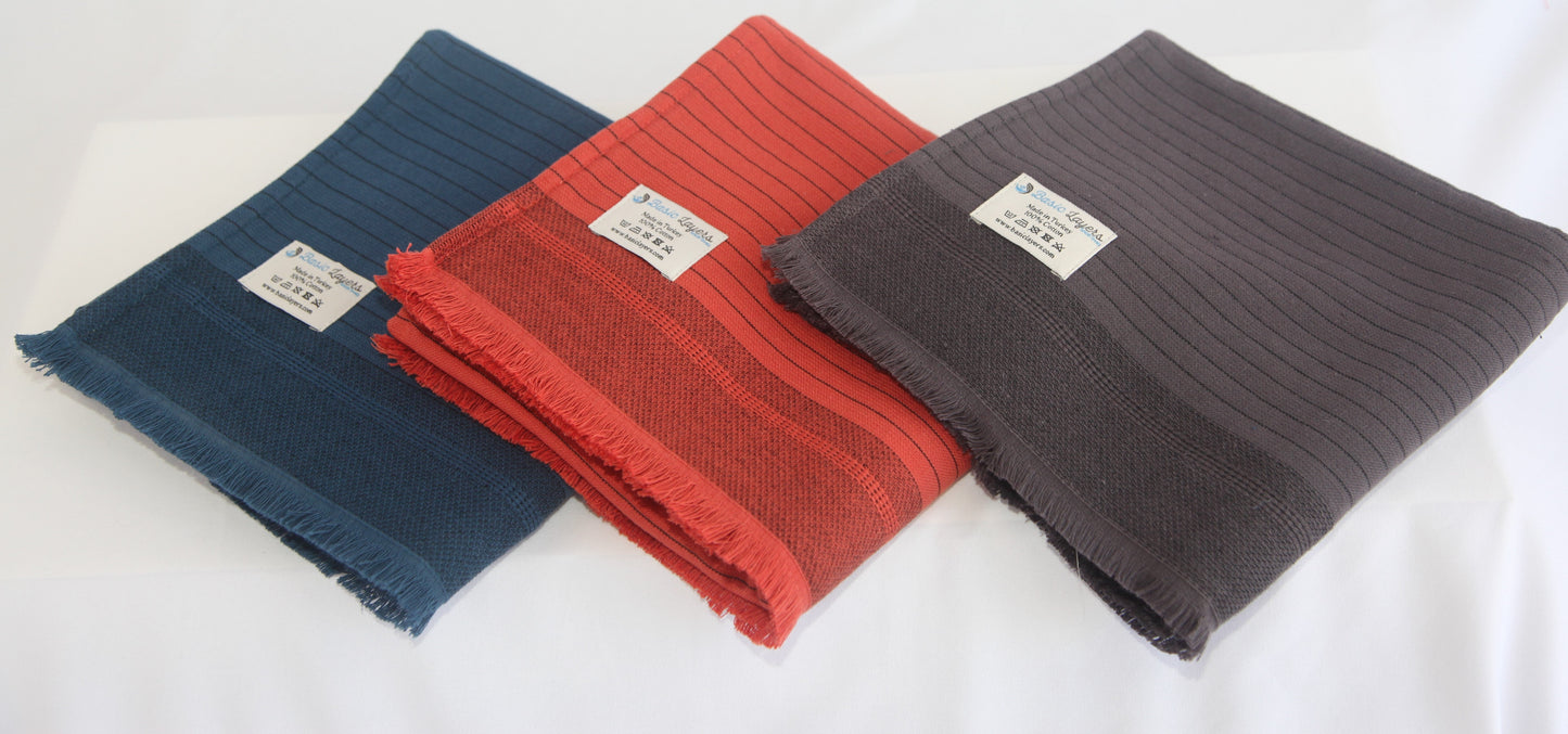 Del Mar Gray Terry Turkish Towel Set