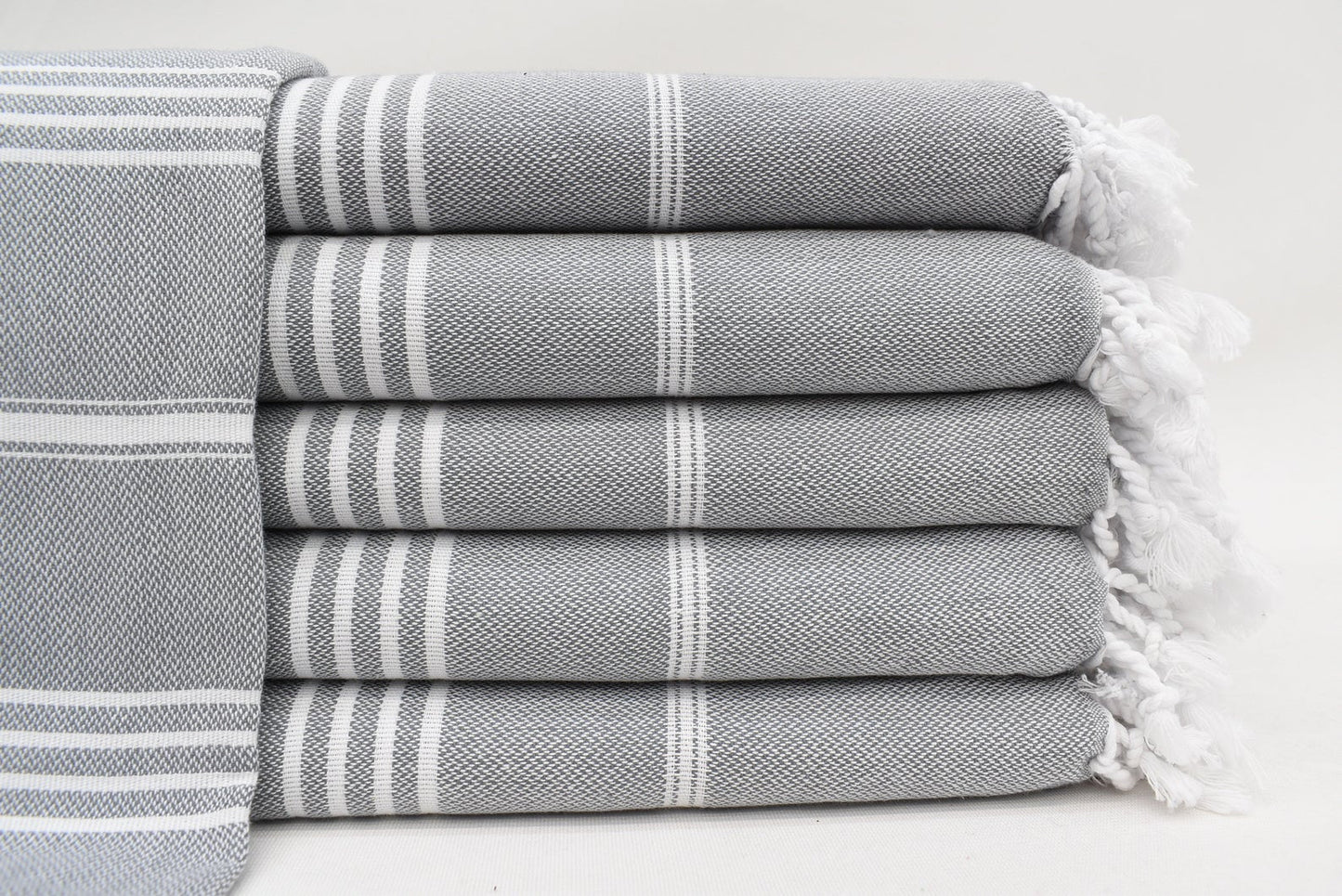MONACO GRAY TURKISH TOWEL