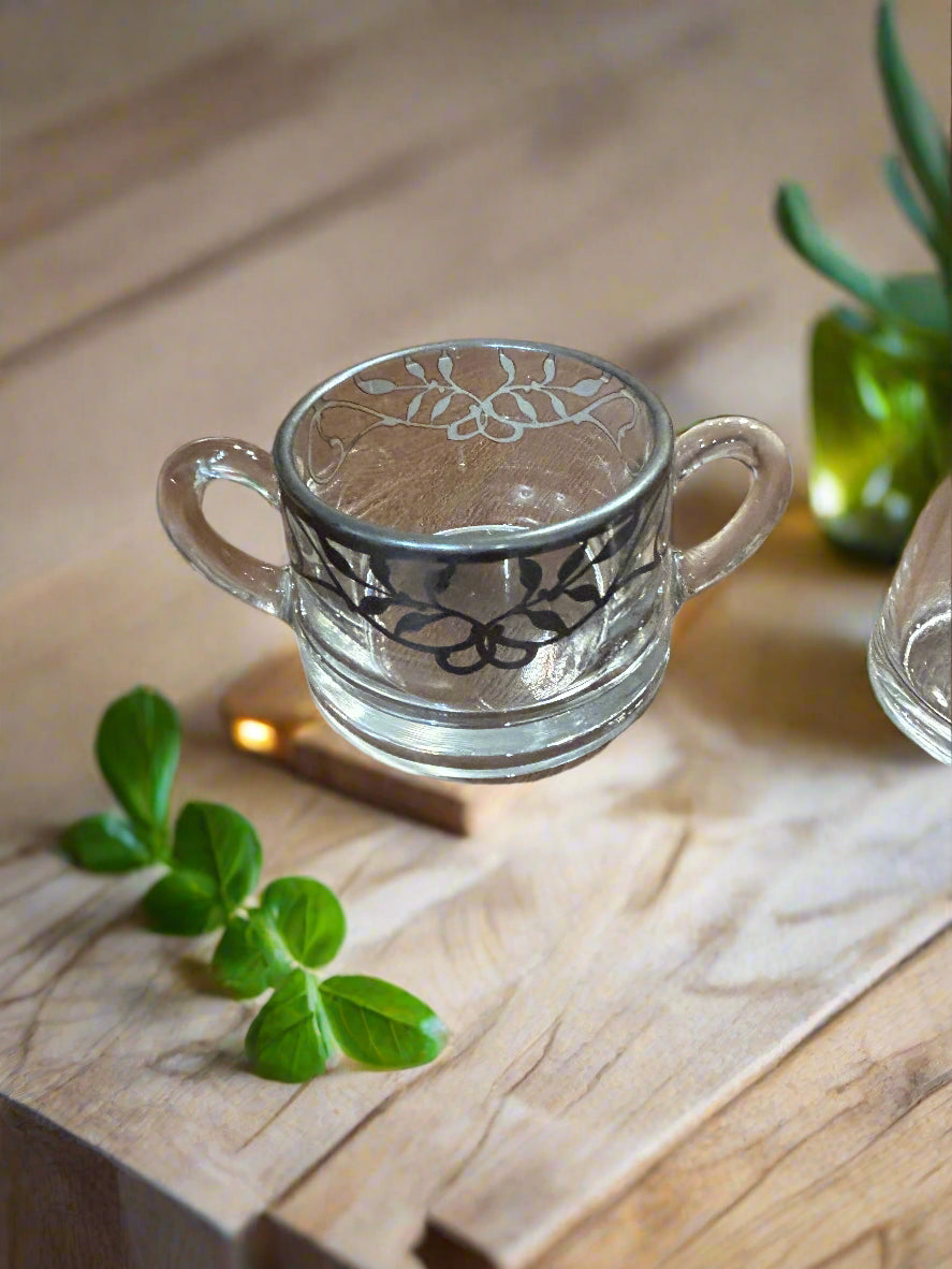 A.H. Heisey Creamer and Sugar Bowl Set or Trio