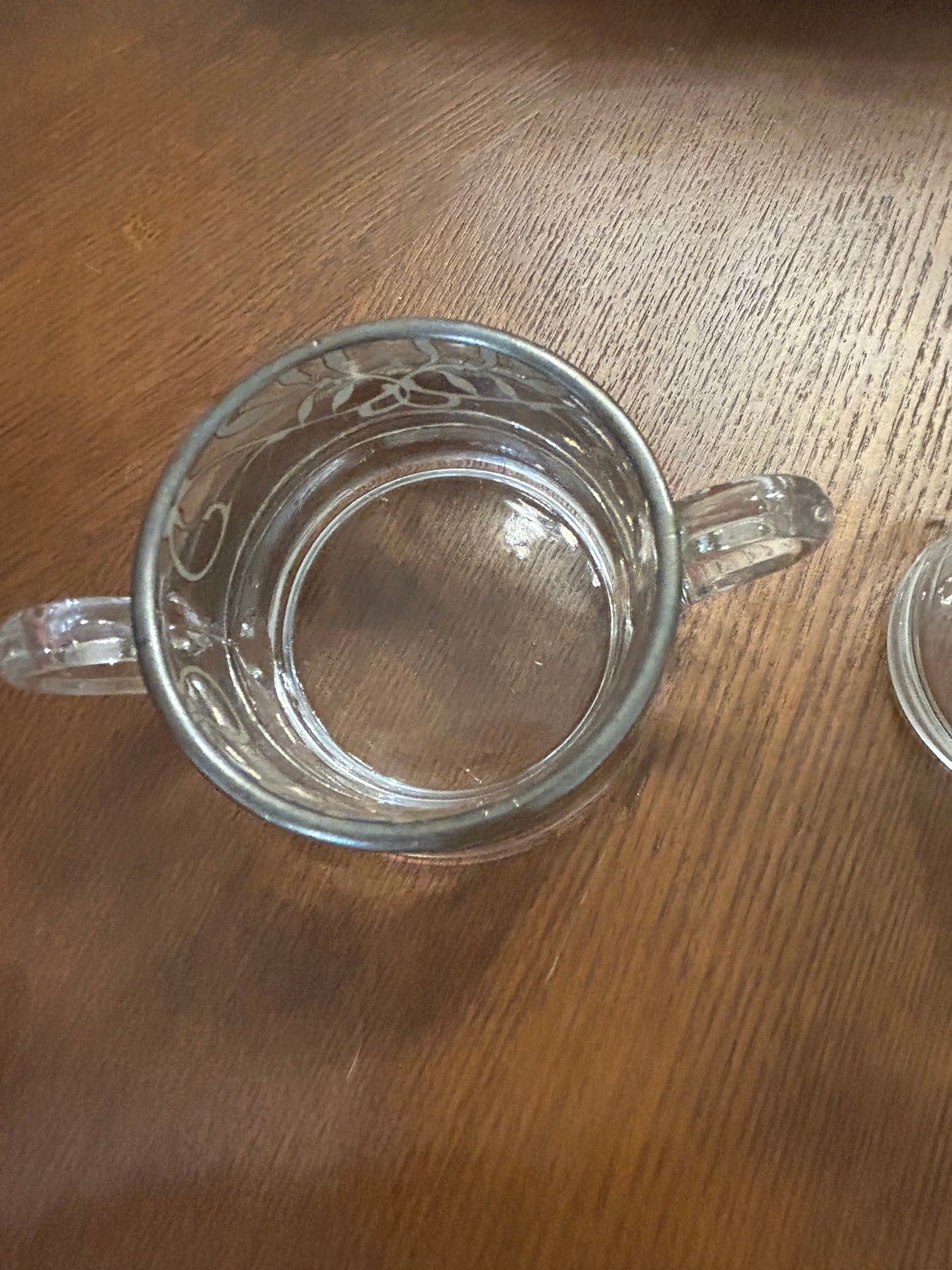 A.H. Heisey Creamer and Sugar Bowl Set or Trio