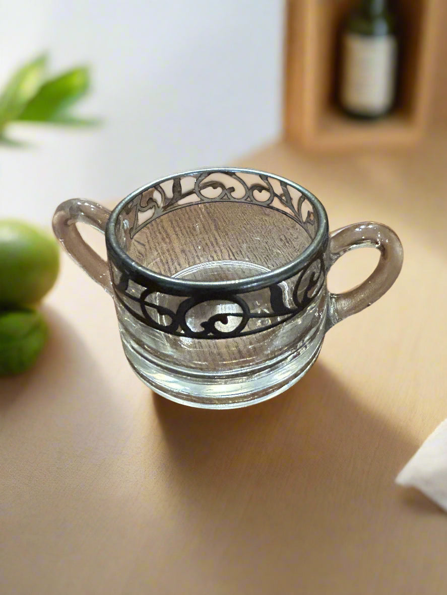 A.H. Heisey Creamer and Sugar Bowl Set or Trio