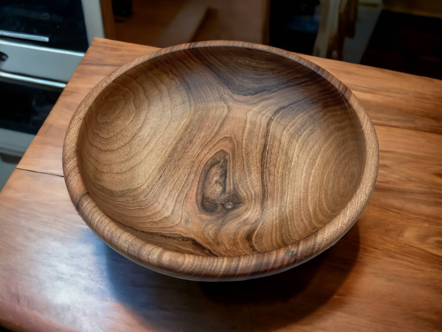Set Of 3 Handmade Moroccan Walnut Wood Bowl, Walnut Bowl, Salad Bowl, Serving Bowl, Walnut Bowl Made From Ethically Sourced Wood
