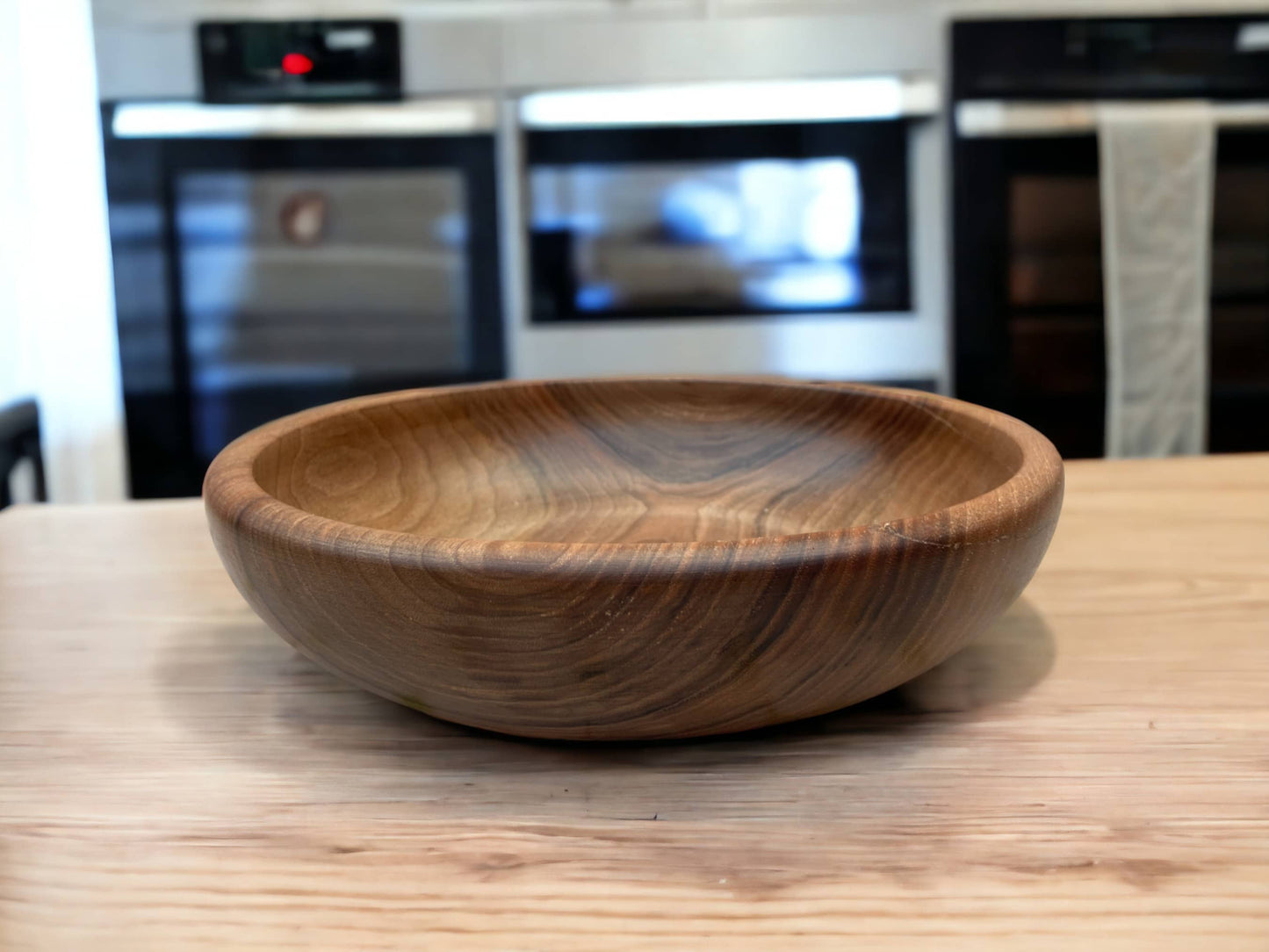 Set Of 3 Handmade Moroccan Walnut Wood Bowl, Walnut Bowl, Salad Bowl, Serving Bowl, Walnut Bowl Made From Ethically Sourced Wood