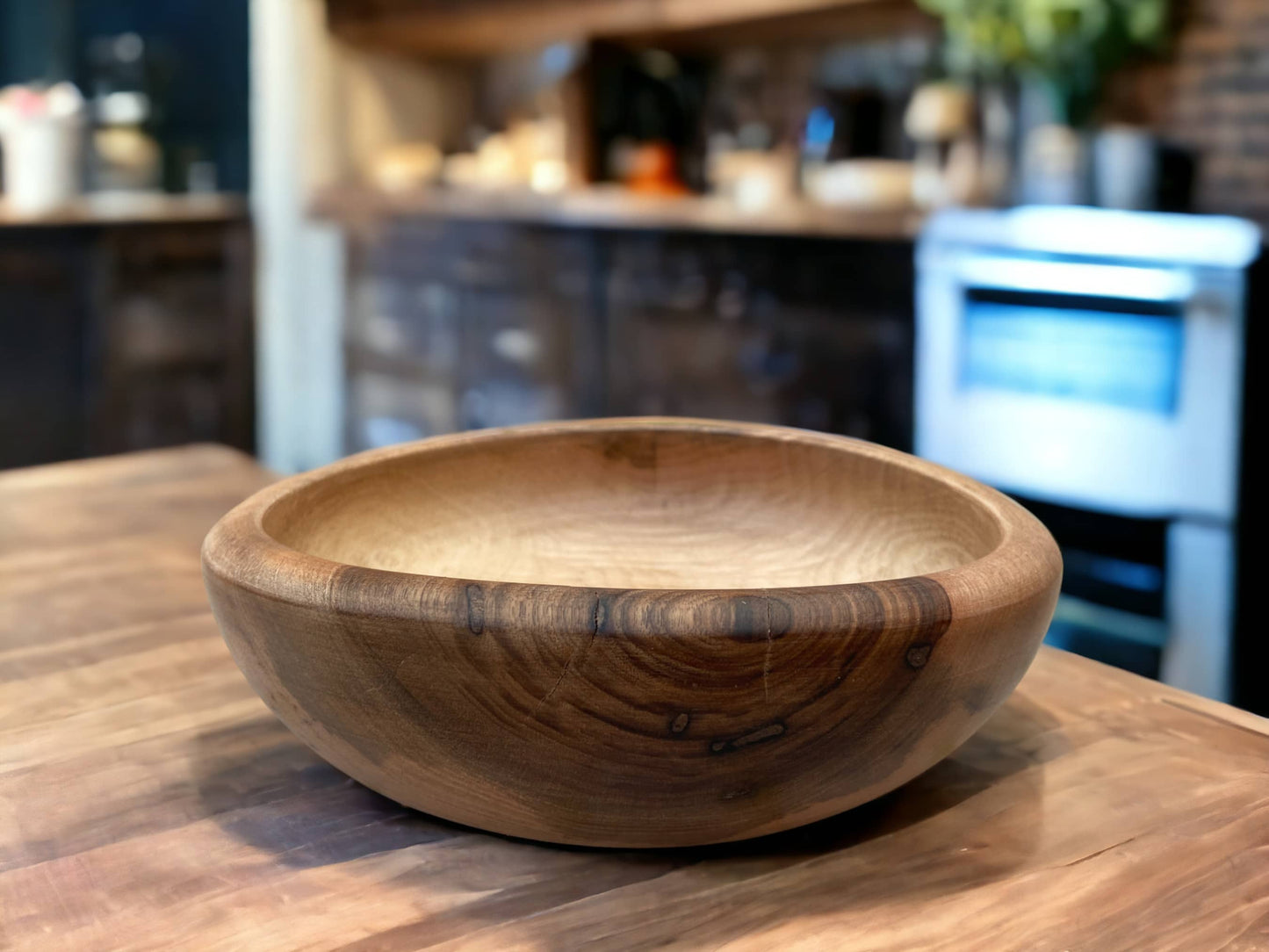 Set Of 3 Handmade Moroccan Walnut Wood Bowl, Walnut Bowl, Salad Bowl, Serving Bowl, Walnut Bowl Made From Ethically Sourced Wood