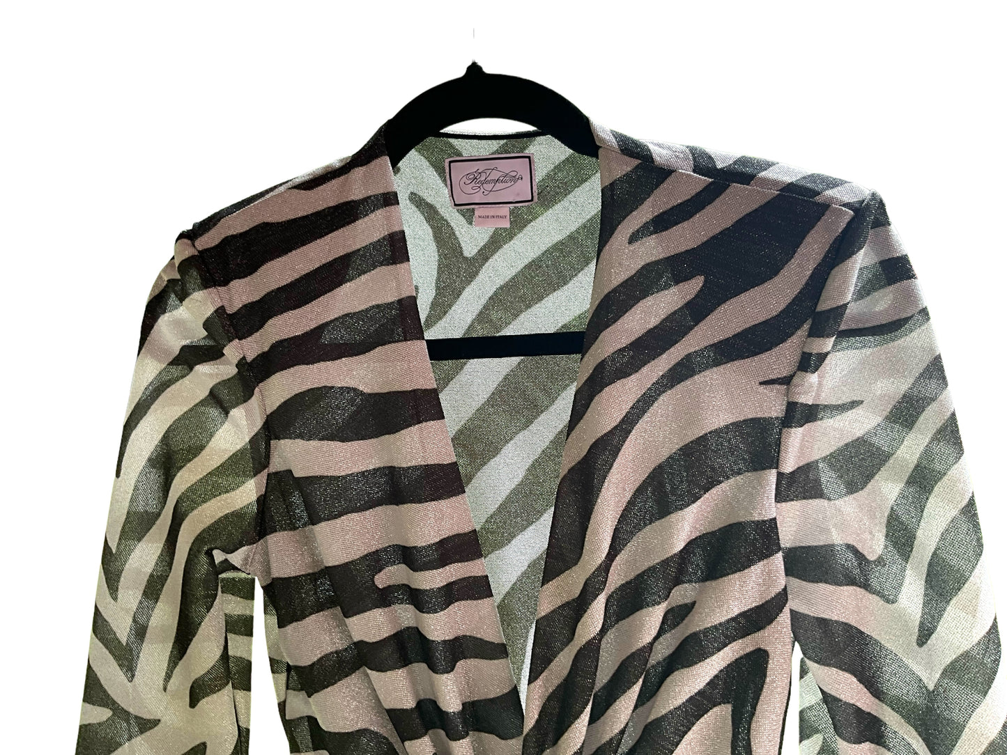 Redemption
Zebra Print Mini Dress - Size 6/38