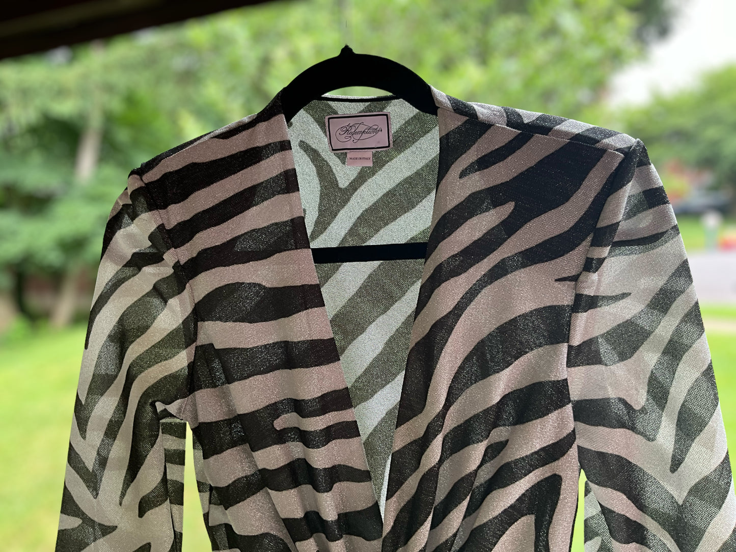 Redemption
Zebra Print Mini Dress - Size 6/38