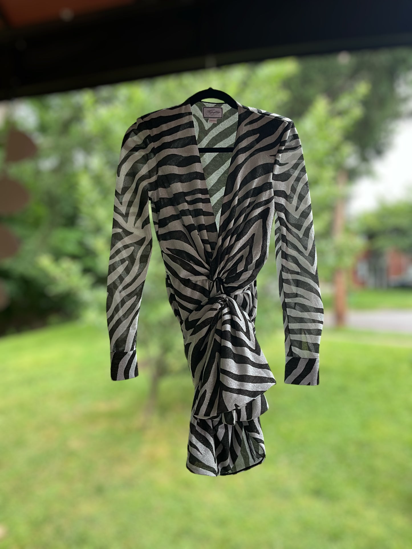 Redemption
Zebra Print Mini Dress - Size 6/38