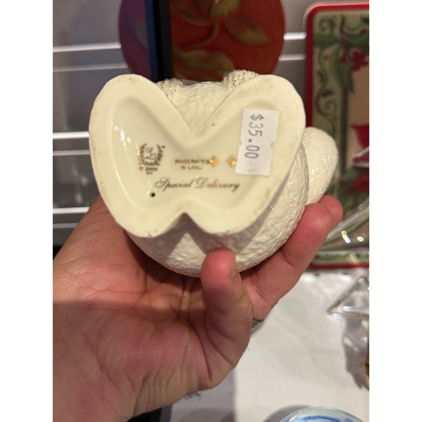 Lenox "Special Delivery" Snowman Figurine NIB