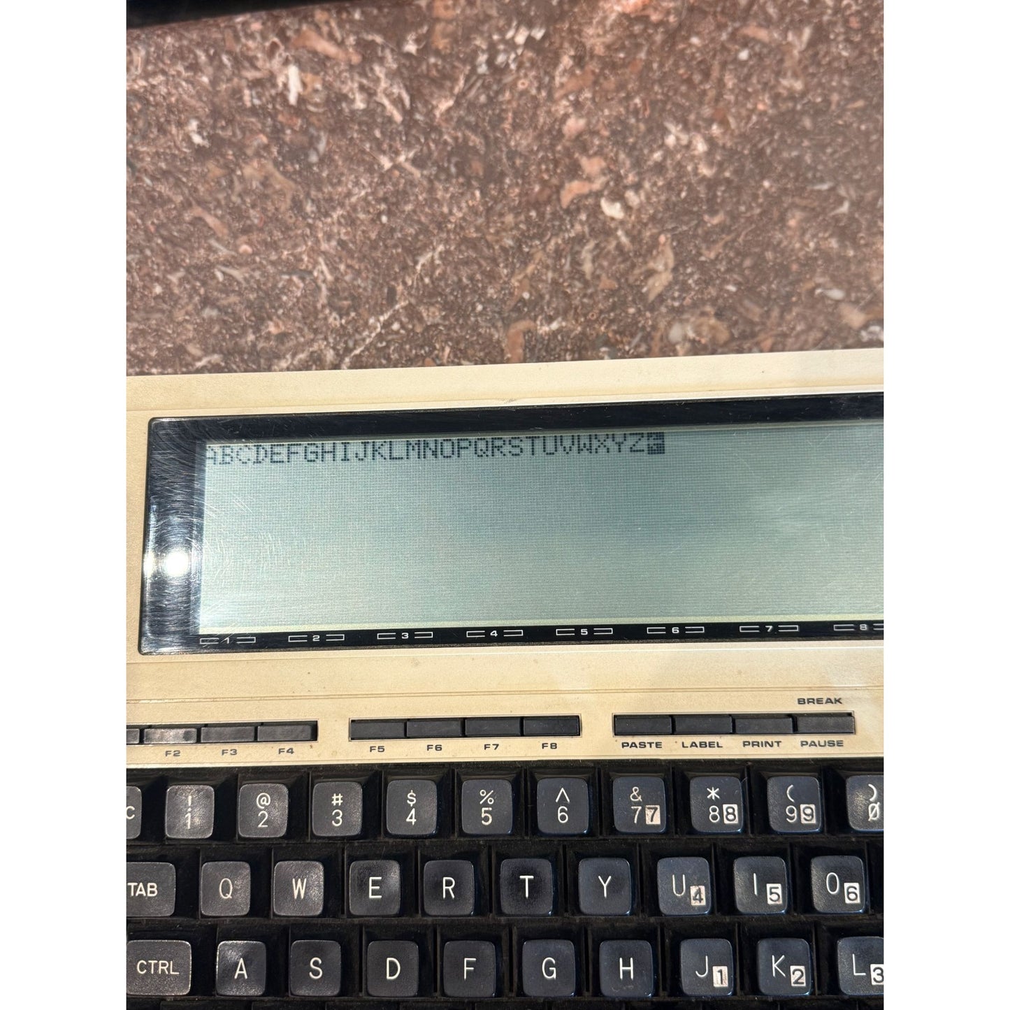 Vintage Radio Shack TRS-80 Model 100 Portable Computer With LCD Screen & Keyboard