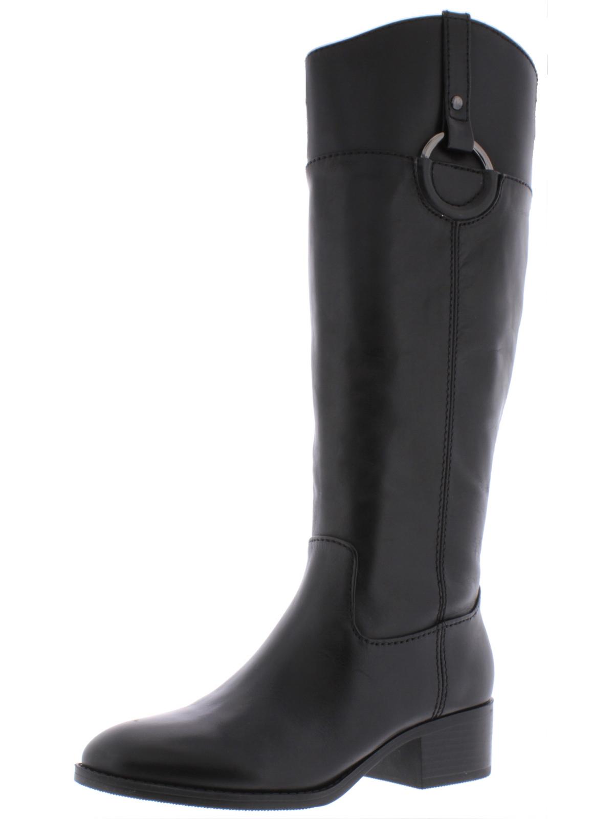 Alfani Womens Bexleyy Riding Boots Black Leather Size - 6.5 M