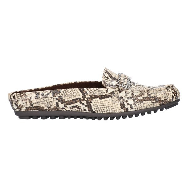 Bella Vita Bella Vita Lucinda Mule Loafer Taupe Snake 7M