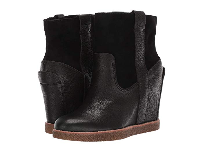 Dolce Vita Women's Pavlo's Leather Suede Booties Black SIZE 9.5