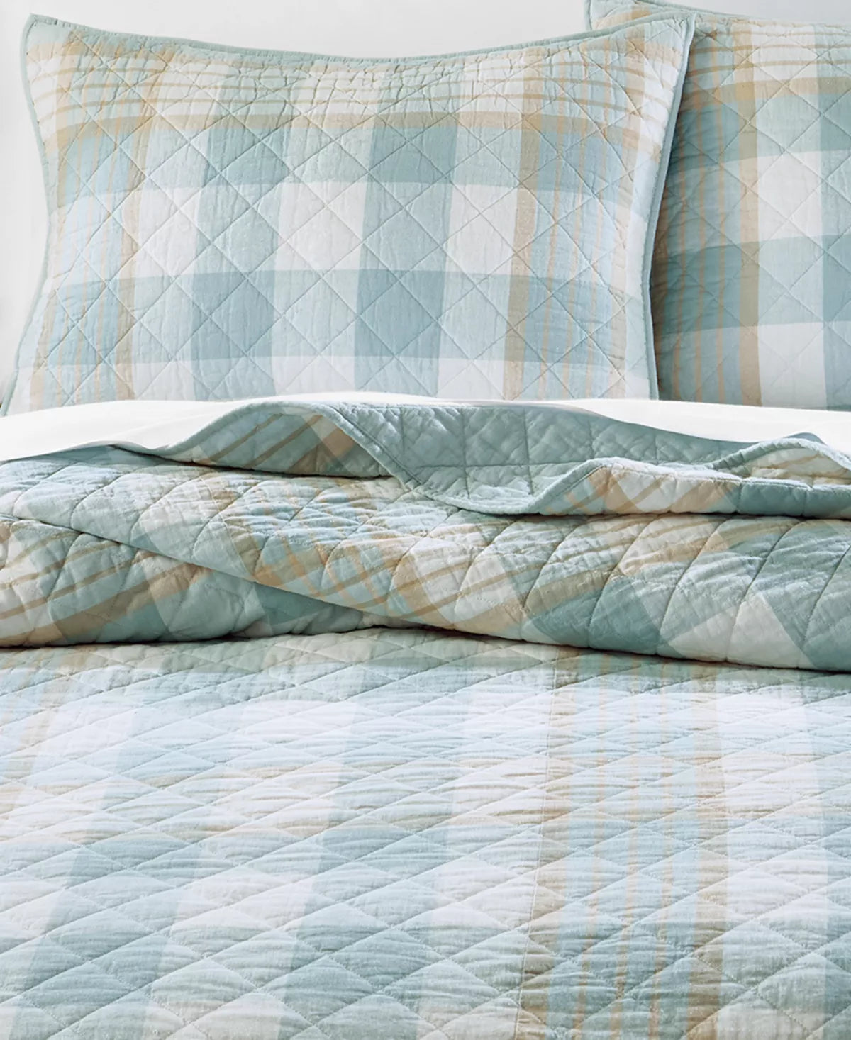 Martha Stewart Collection Buffalo Plaid Yarn Dye King Quilt