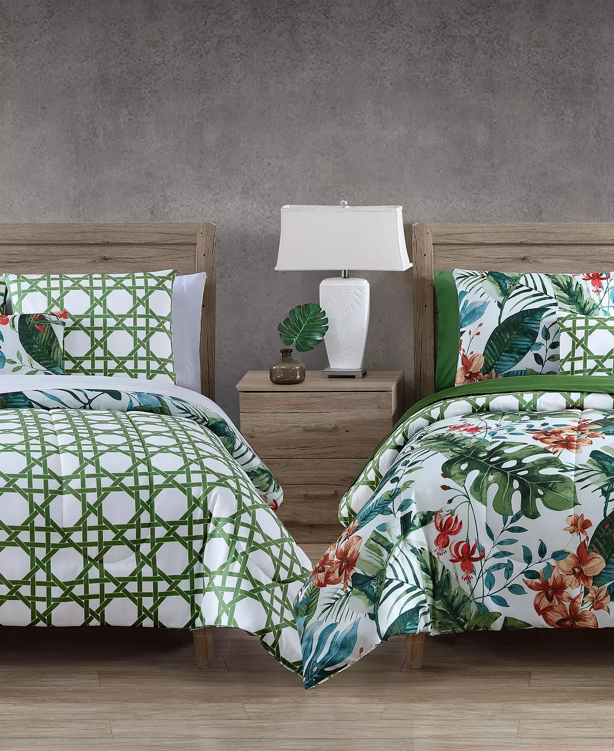 HALLMART COLLECTIBLES Orlina 12-Pc. Reversible King Comforter Set