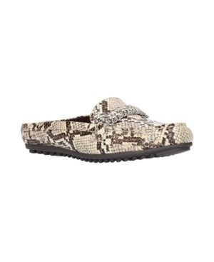 Bella Vita Bella Vita Lucinda Mule Loafer Taupe Snake 7M