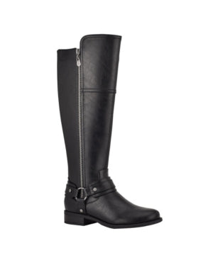 GBG Los Angeles Womens Harlea Ankle Strap Heel Boots