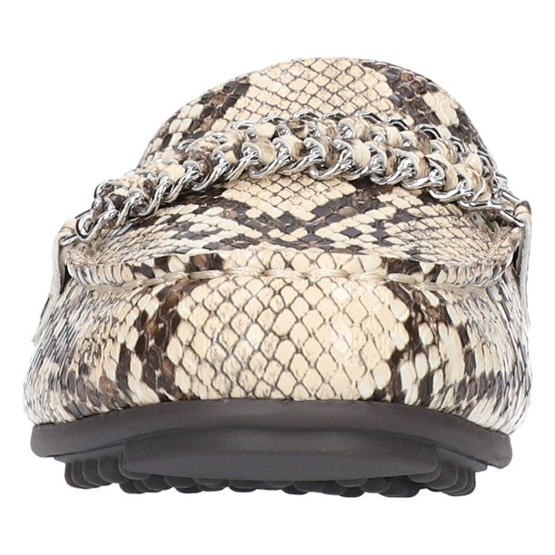 Bella Vita Bella Vita Lucinda Mule Loafer Taupe Snake 7M
