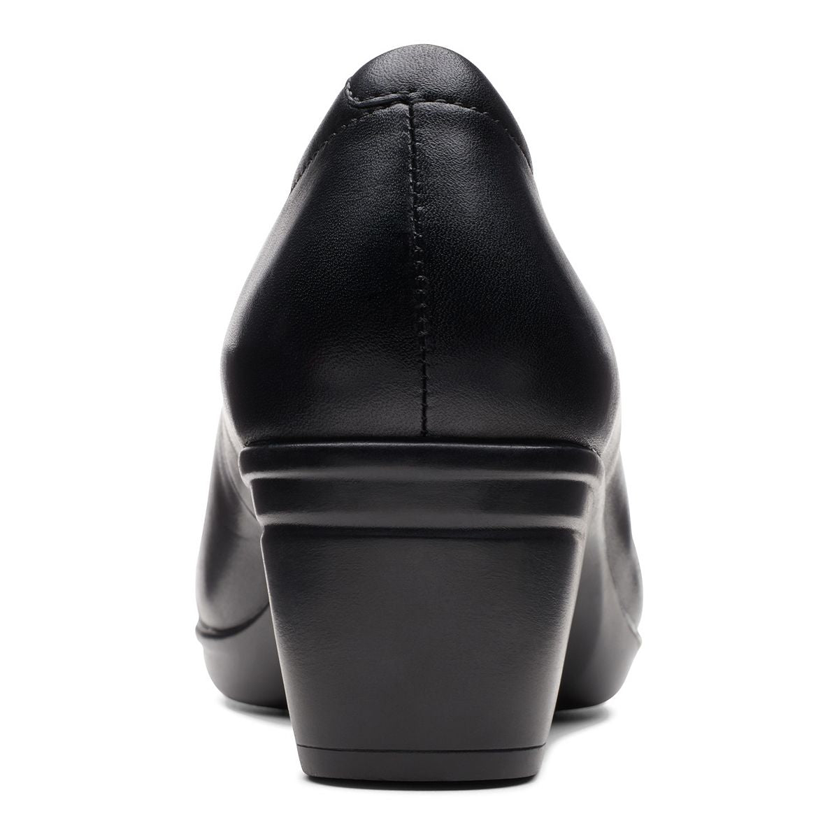 Clarks Clarks Collection Womens Emsl Black Leather 8M