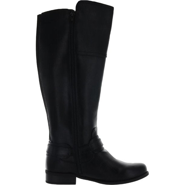 GBG Los Angeles Womens Harlea Ankle Strap Heel Boots