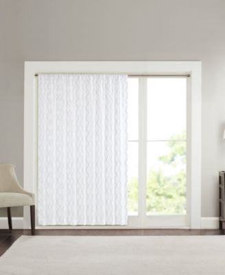 Madison Park Irina Diamond Sheer Rod Pocket Window Curtain Panel (Single) 100in. x 84 in