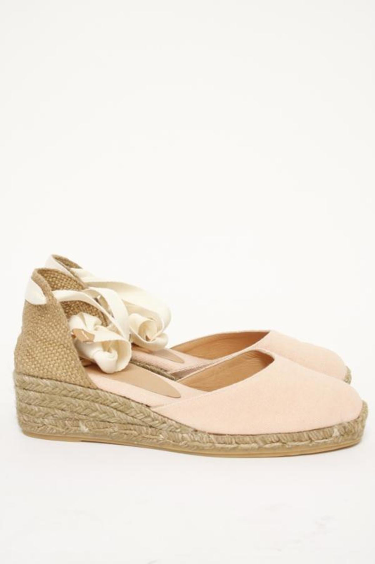 Women's Carina Lace Up Espadrille Wedge Sandals In Rosa Palo - Size 6