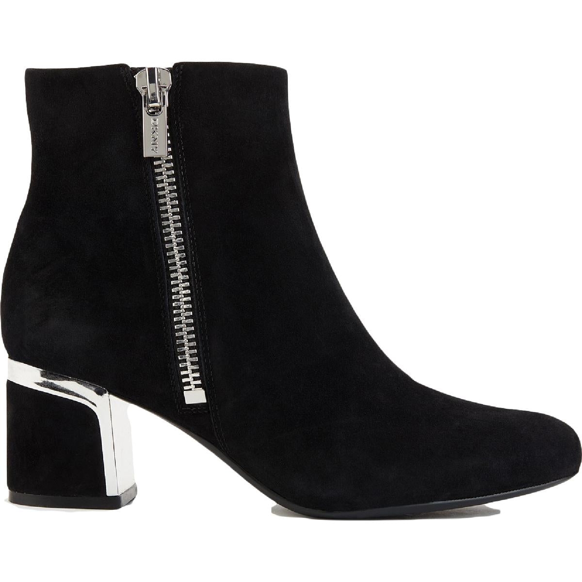 DKNY Crosbi Booties Black Suede 8.5M