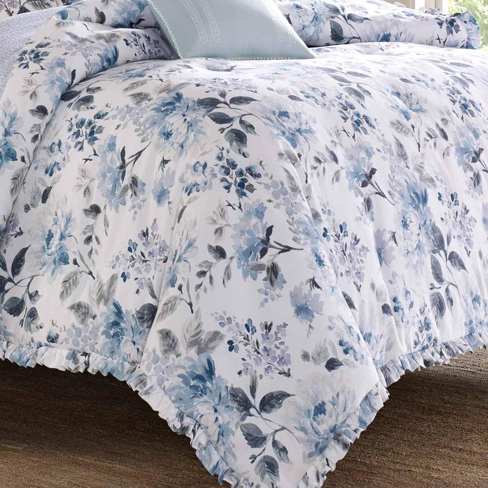 Laura Ashley Chloe Cottage Comforter Set, King Bedding