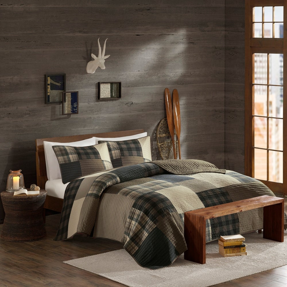 Woolrich Winter Hills Reversible 3-Pc. Tan Full/Queen Set