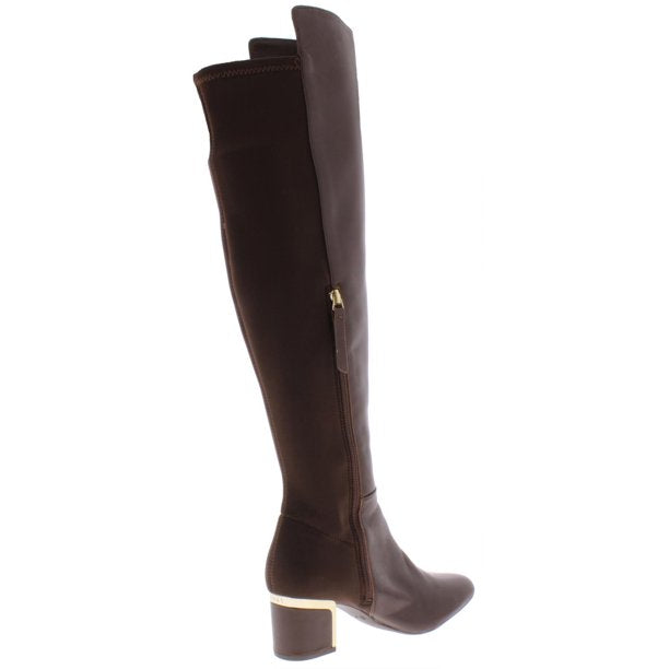 DKNY Cora Knee Boots - Bark - Size 5M