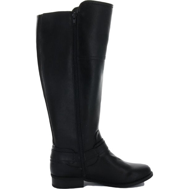 GBG Los Angeles Womens Harlea Ankle Strap Heel Boots