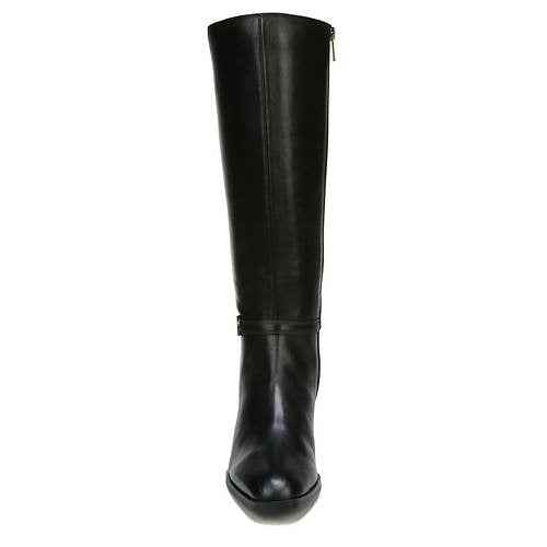 Naturalizer Sterling Wide Calf High Shaft Black Leather 10M