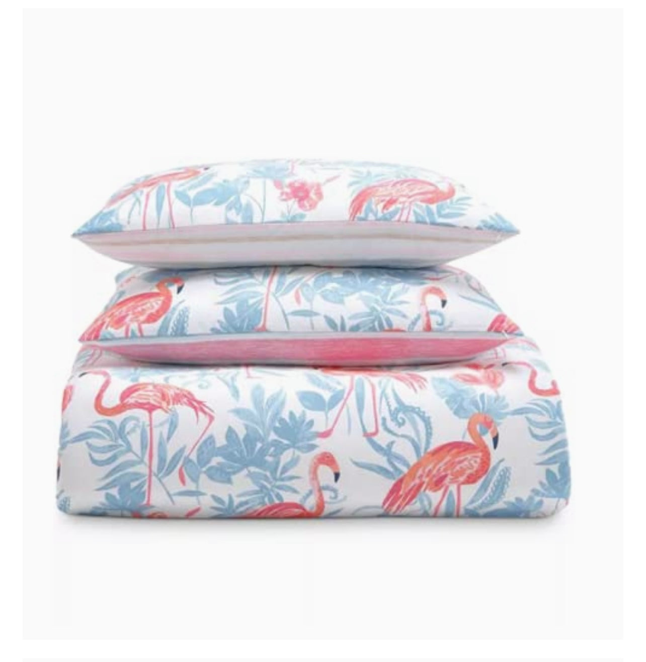 Martha Stewart Whim Flamingo Lagoon 2-Pc.Twin/XL Comforter Set