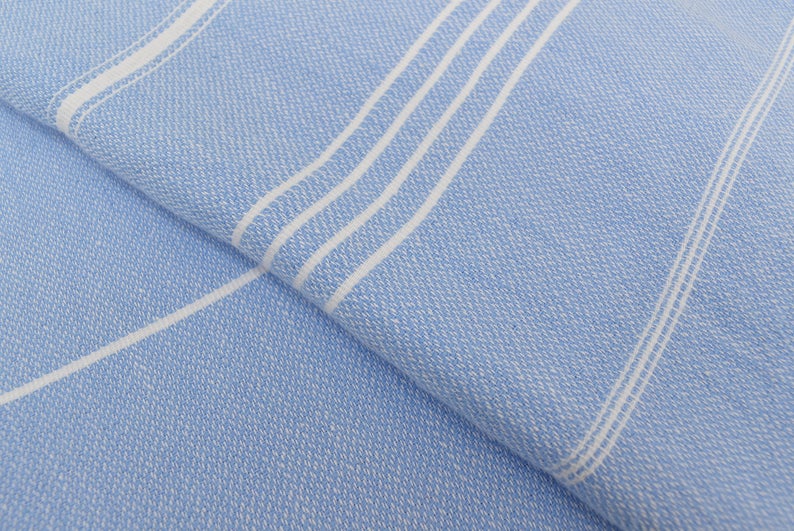MONACO LIGHT BLUE TURKISH TOWEL