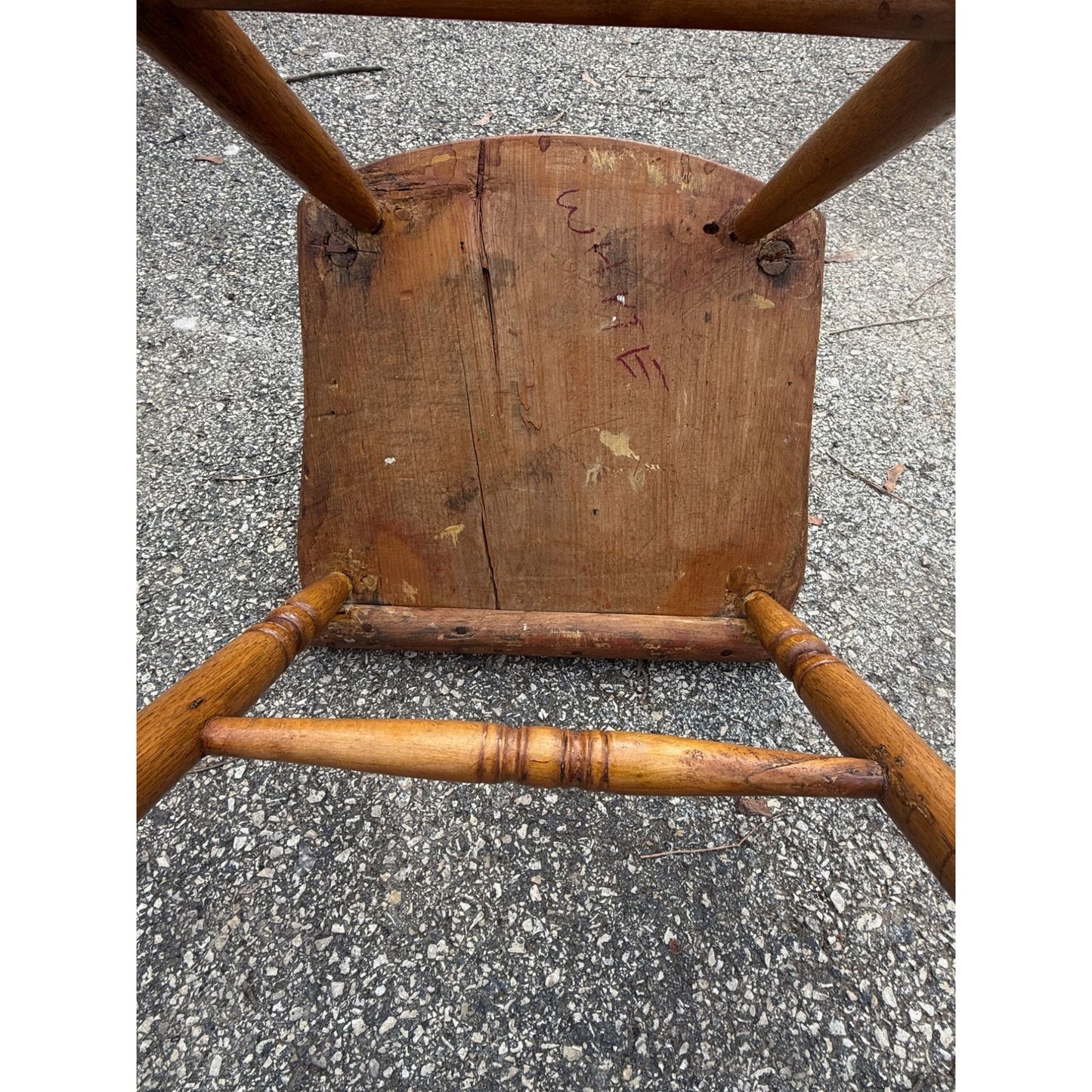 Late 1800's American Spindle Back Dining Chair - Set of 4