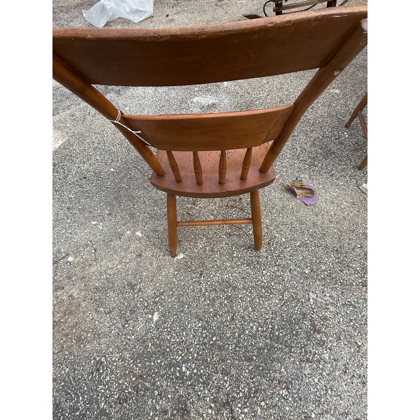 Late 1800's American Spindle Back Dining Chair - Set of 4