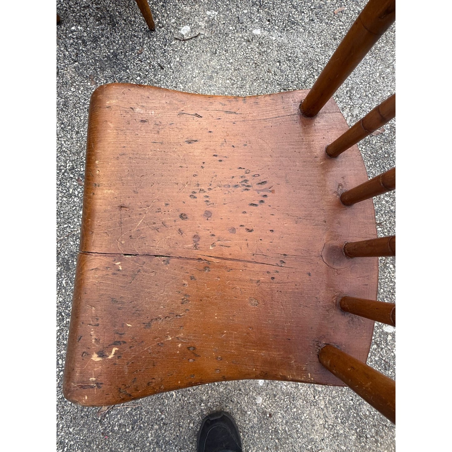 Late 1800's American Spindle Back Dining Chair - Set of 4