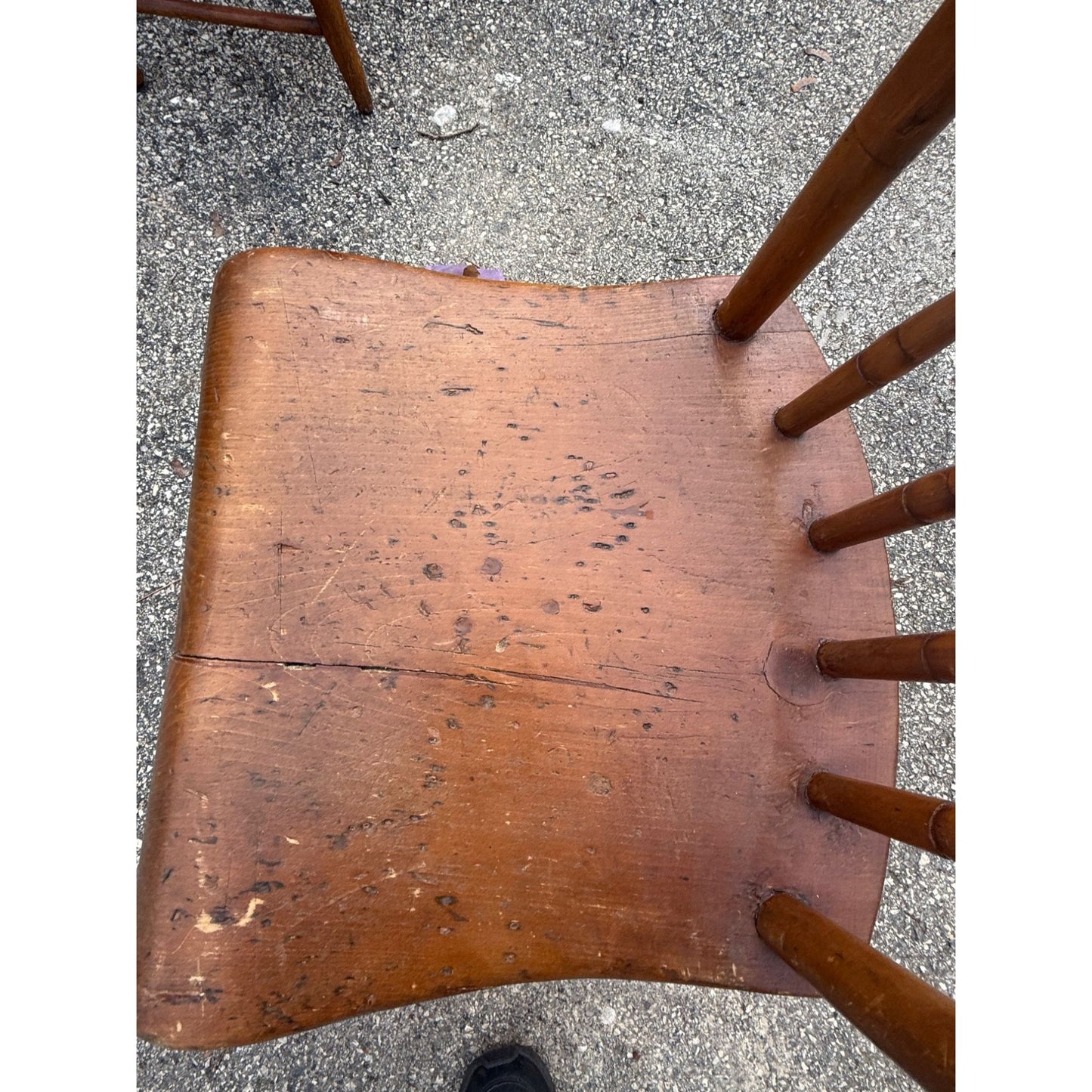 Late 1800's American Spindle Back Dining Chair - Set of 4