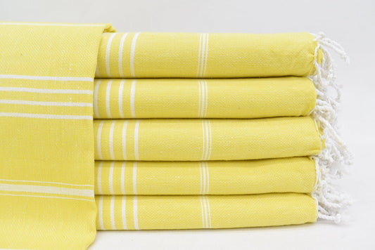 MONACO BRIGHT YELLOW TURKISH TOWEL