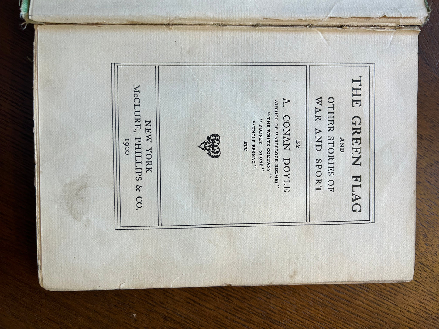The Green Flag book - A. Conan Doyle