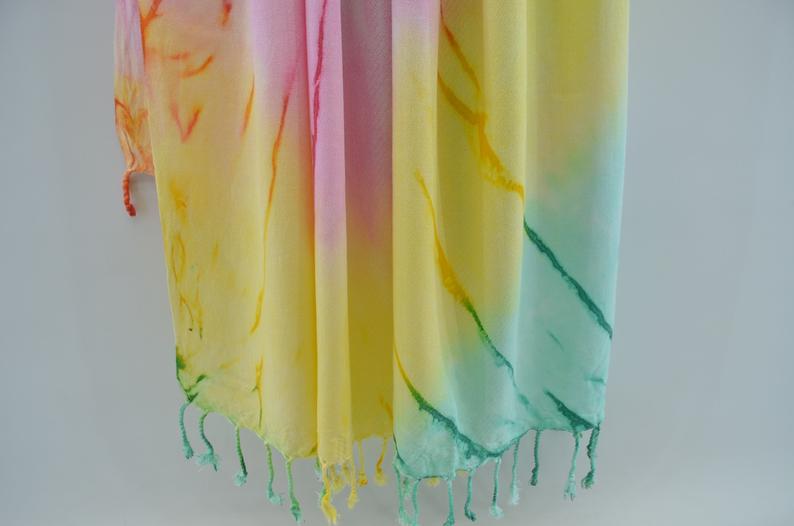 TIE DYE TURKISH TOWEL