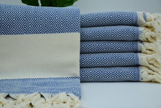 VENICE BLUE TURKISH TOWEL