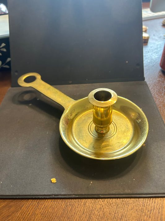 Williamsburg brass candle holder