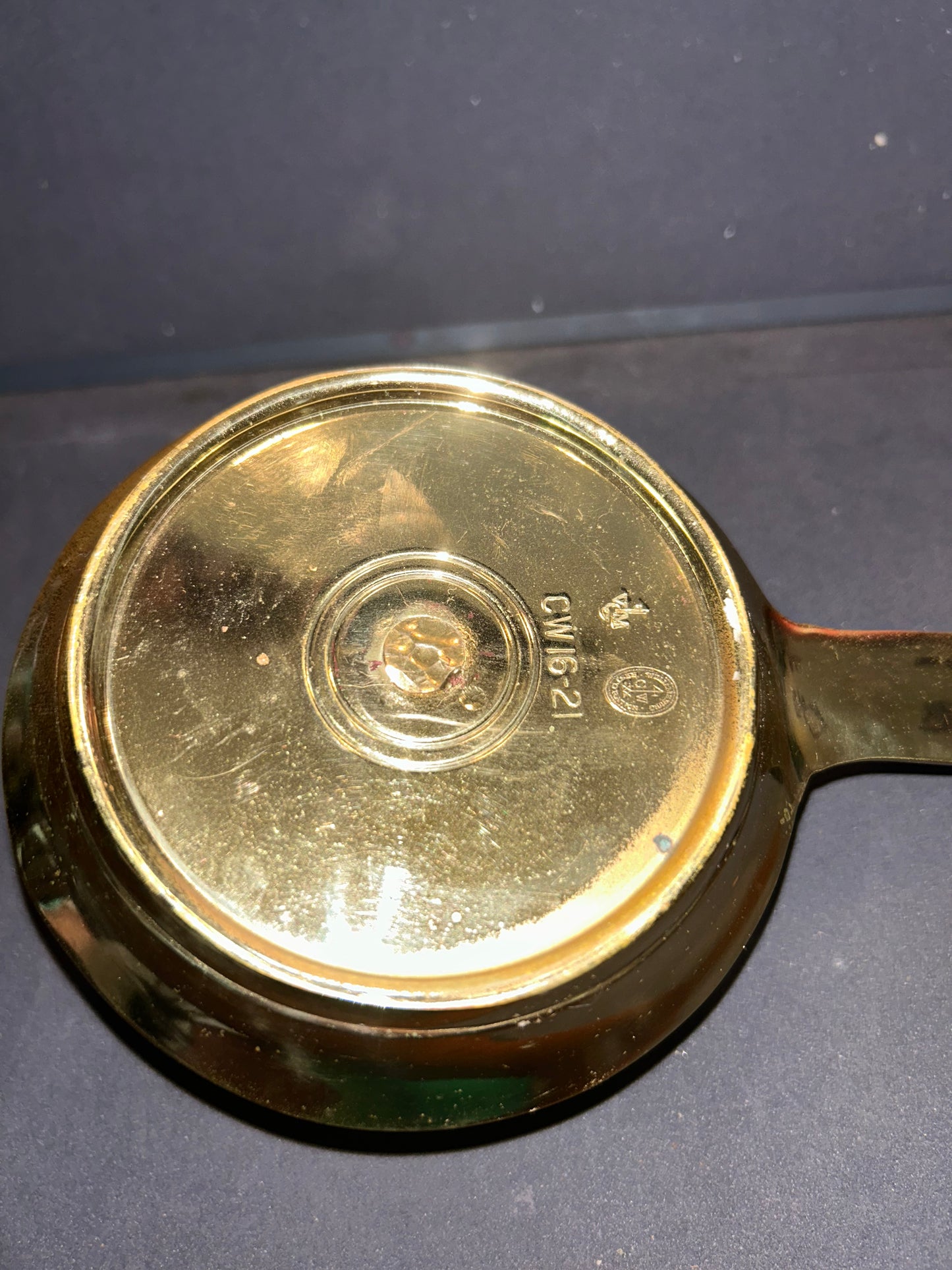 Williamsburg brass candle holder