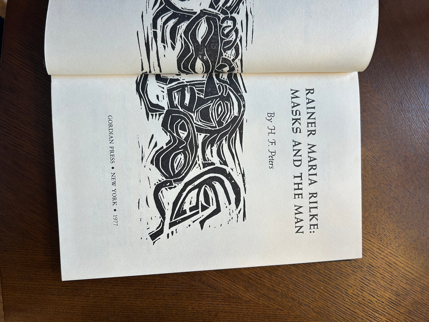 Rainer Maria Rilke: Masks and the Man - 1977 Reprint