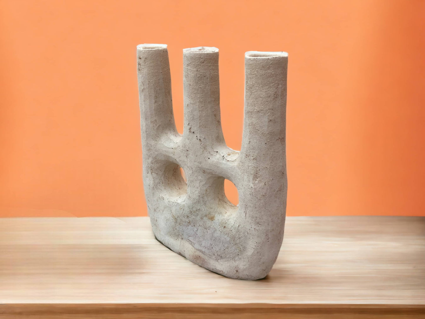 Elevate Your Decor with Tamegroute Twin Arc Candle Holder/Vase - Double Eye