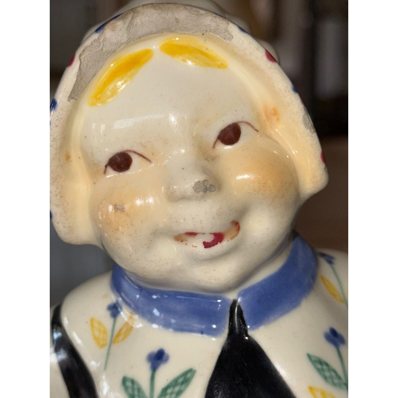 1940s Brayton Laguna Dutch Girl Ceramic Cookie Jar