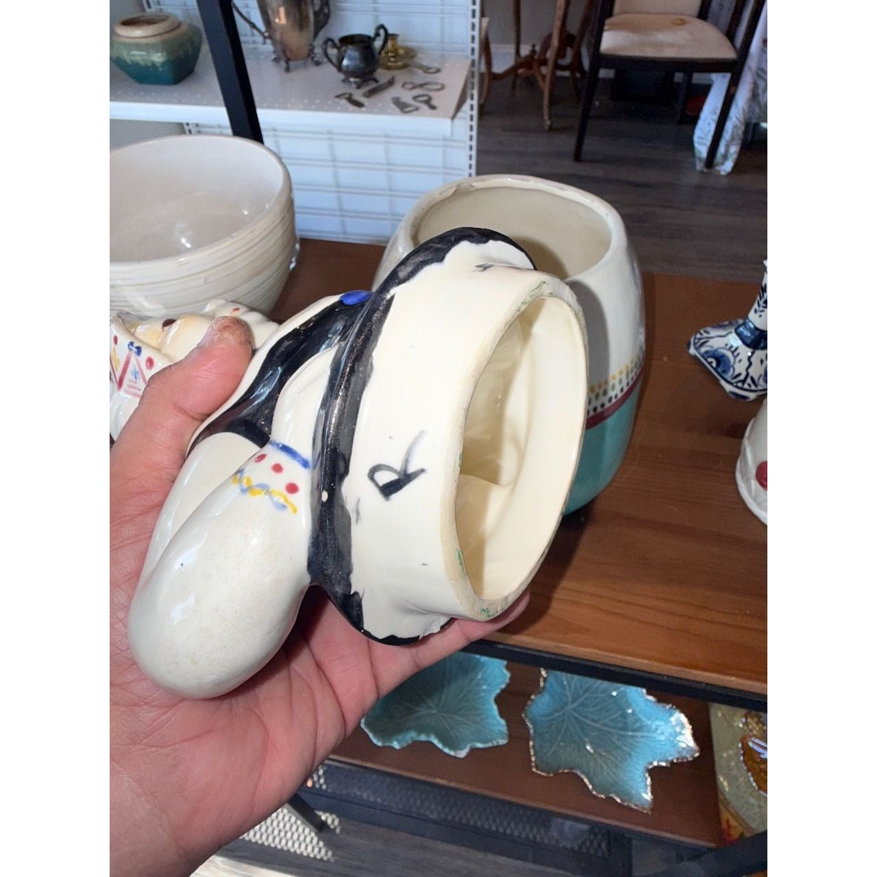 1940s Brayton Laguna Dutch Girl Ceramic Cookie Jar