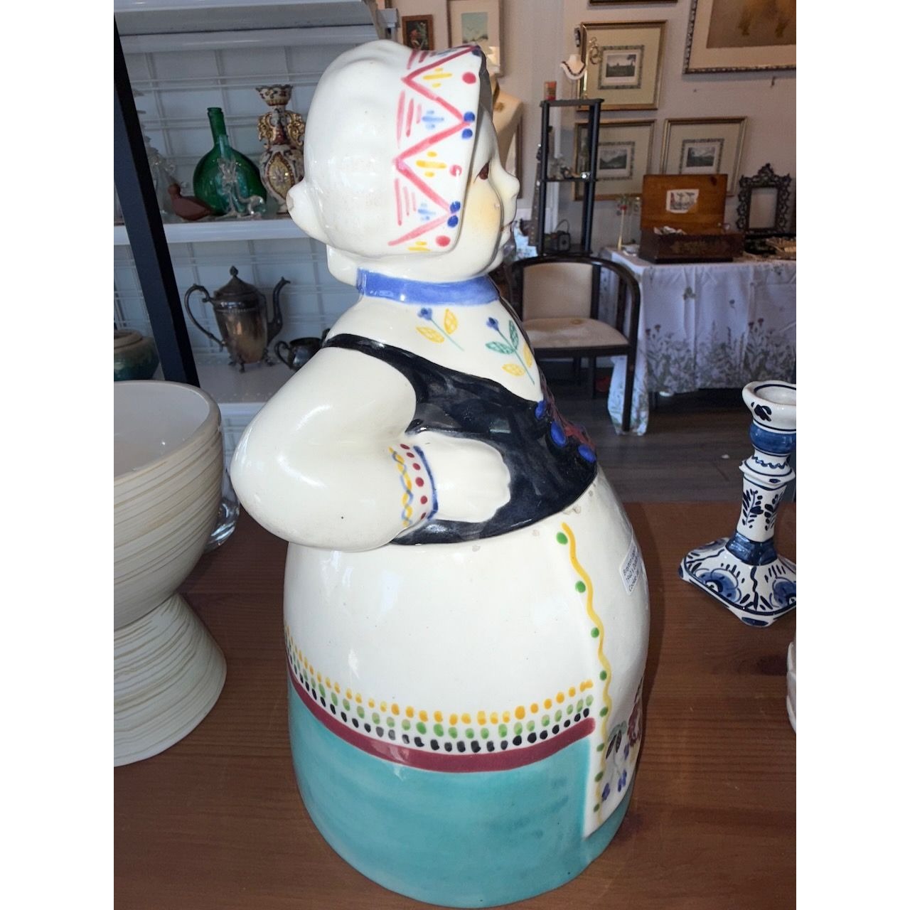 1940s Brayton Laguna Dutch Girl Ceramic Cookie Jar