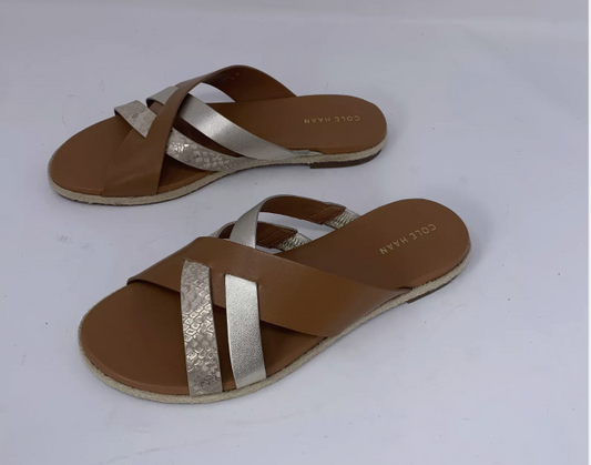 Cole Haan Pecan Florens Slide Sandal Size 8.5B