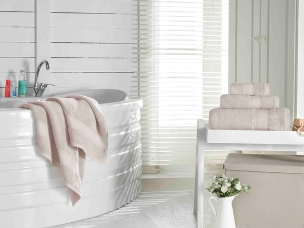 Grund Certified Organic Cotton Towel Sheet, Pinehurst Collection, Driftwood